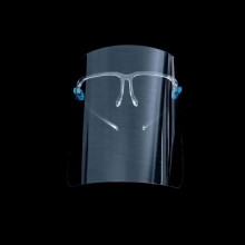 FACE SHIELDS WITH GLASSES